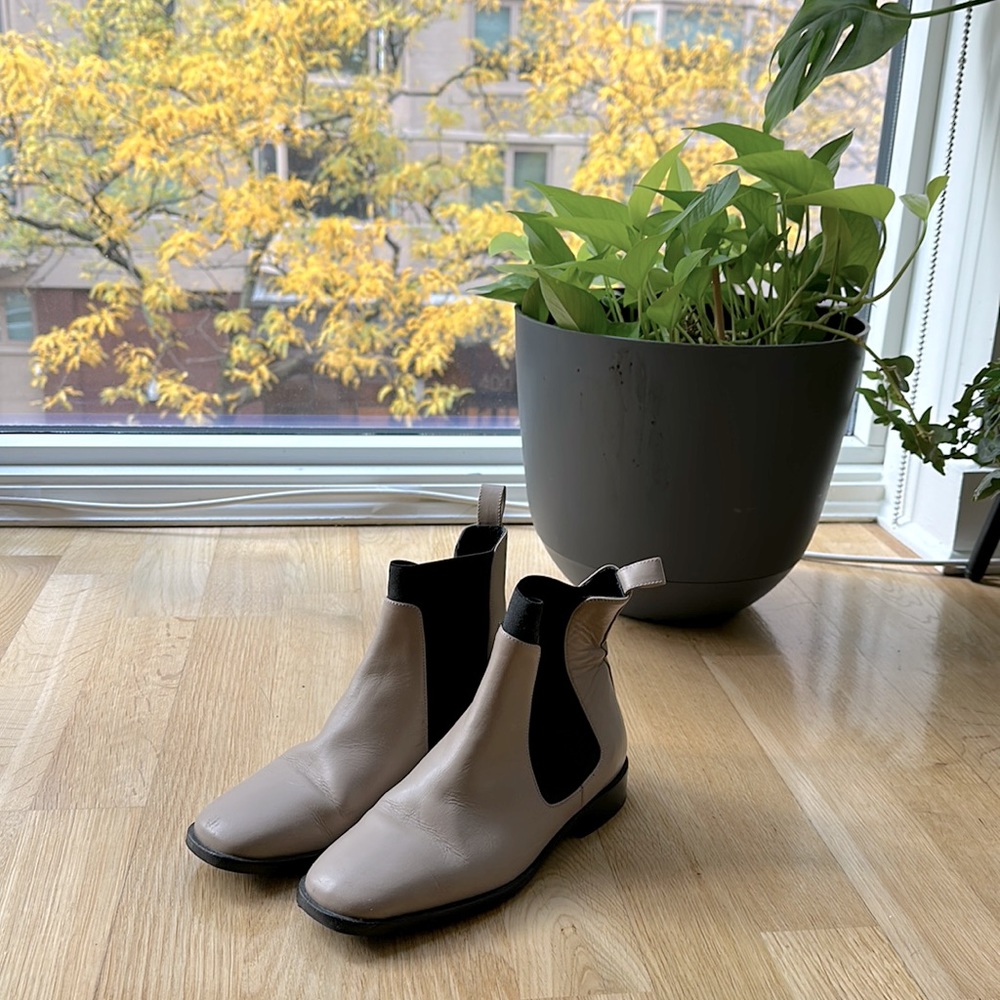Everlane The Square Toe Chelsea Boot